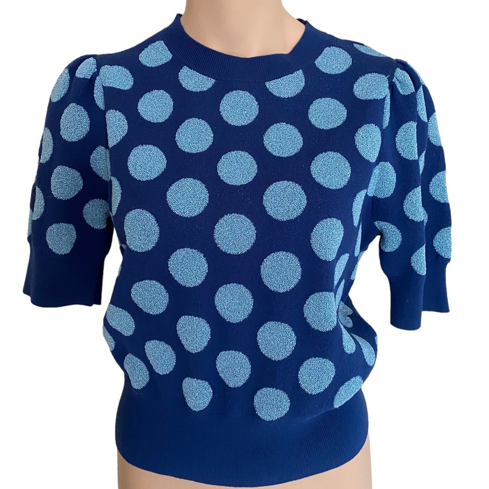Kate spade metallic polka dot sweater